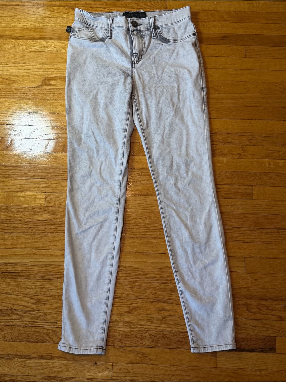 Acid Wash Skinny Jeans